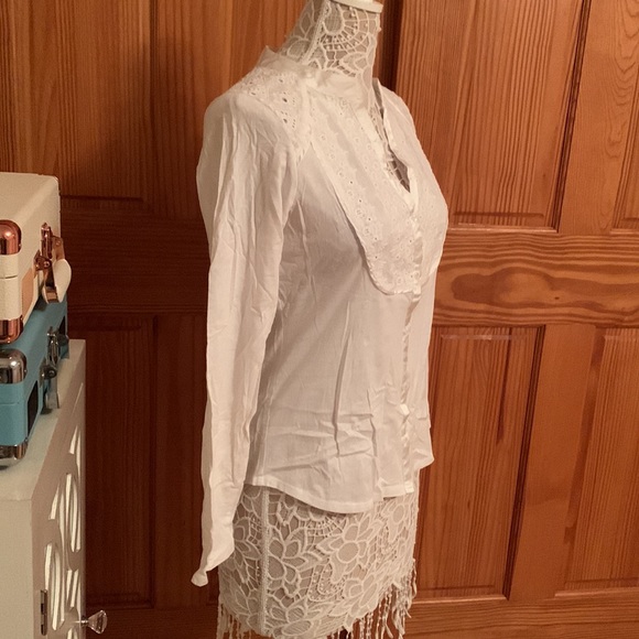 NWT Anthropologie Karla Eyelet Top - Picture 7 of 11